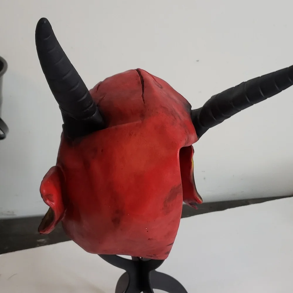 Halloween Face Mask Demon Purge Satan NWOT